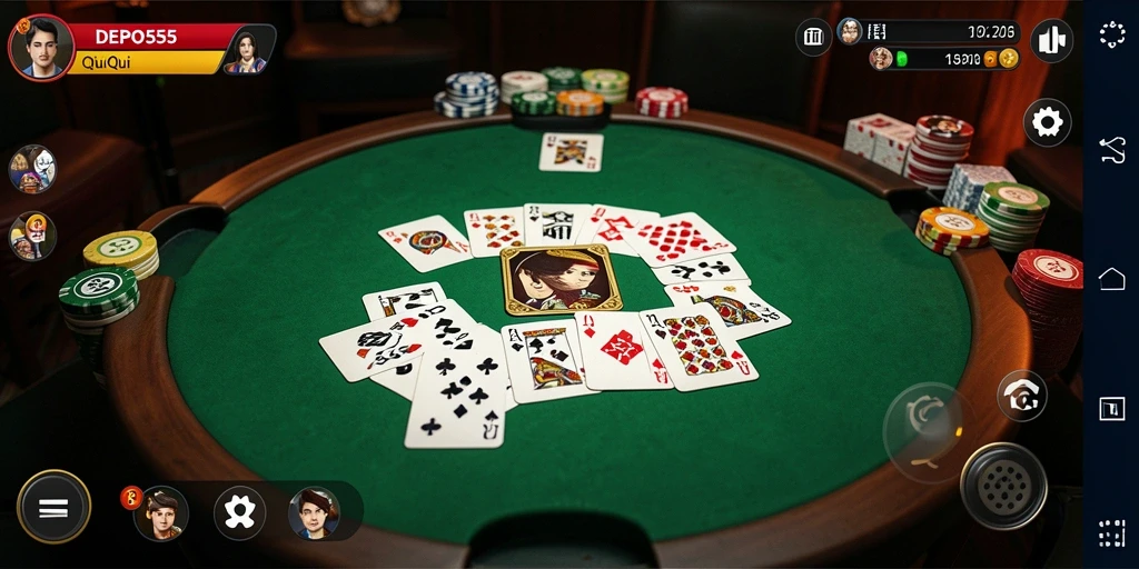Tampilan gameplay DEPO555 yang menarik dan menantang.