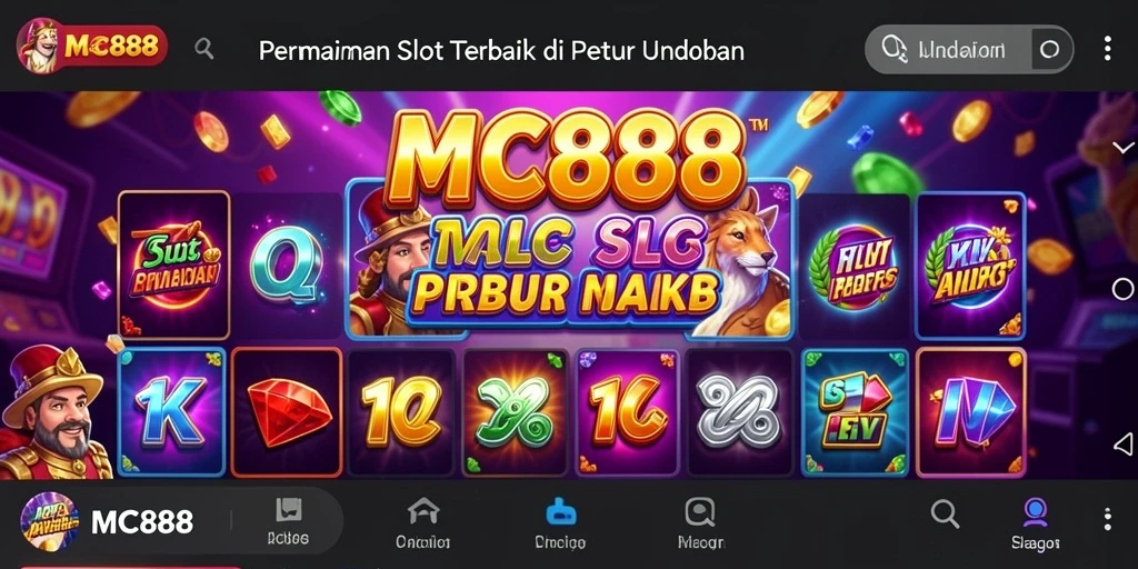 Screenshot utama gameplay Slot MC888 yang mengasyikkan.