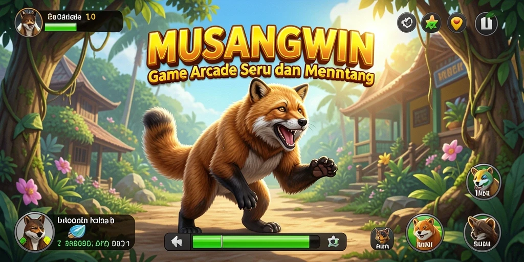 Tangkapan layar gameplay yang seru dalam MUSANGWIN.
