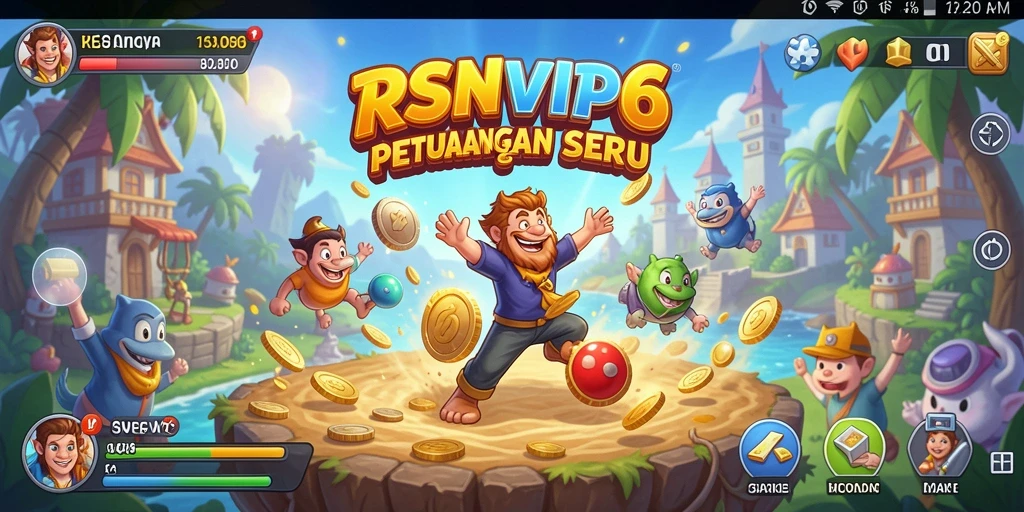 Tangkapan layar gameplay RSNVIP6 yang menyajikan aksi seru dalam setiap level.