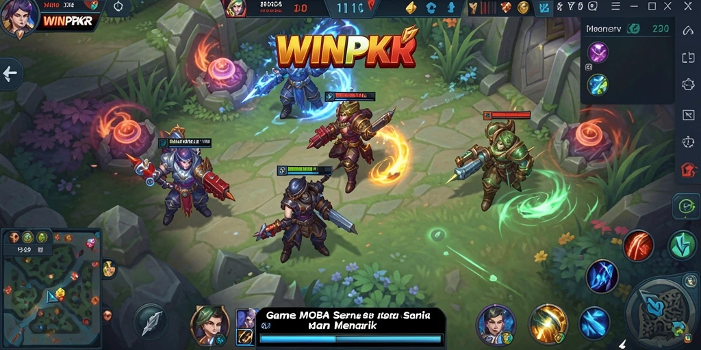 Screenshot gameplay <strong>WINPKR</strong> yang menegangkan dan imersif.